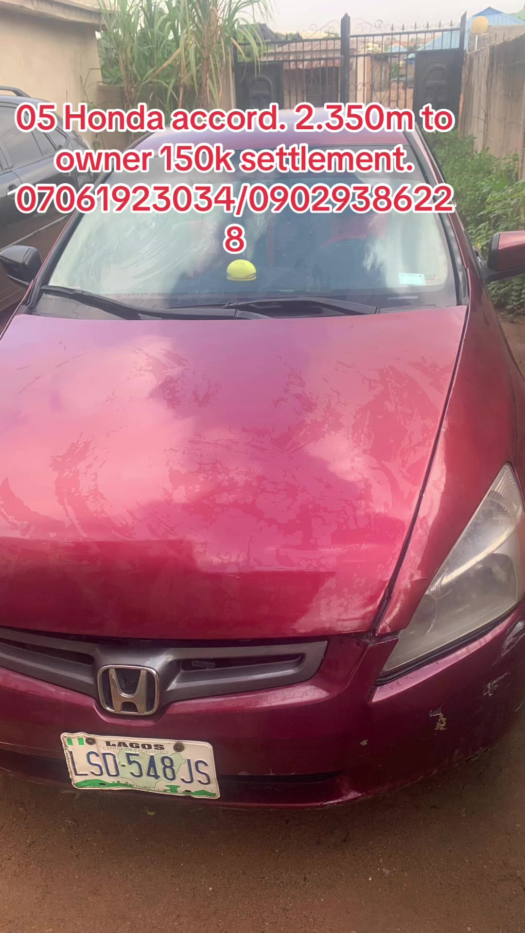 Honda Accord for sale in Nigeria