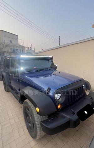 2008 Jeep Wrangler 3.8 Unlimited X 4x4 Blue for sale in Nigeria