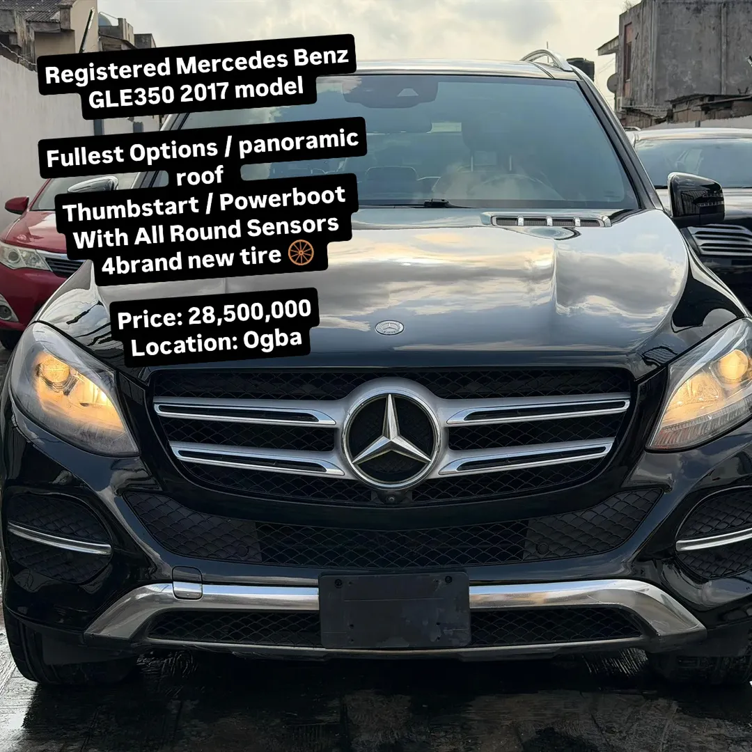 2017 Mercedes Registered GLE350 model for sale in Nigeria