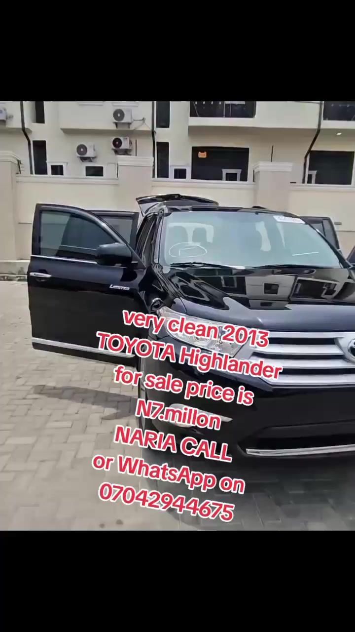 2013 Toyota Highlander for sale in Nigeria
