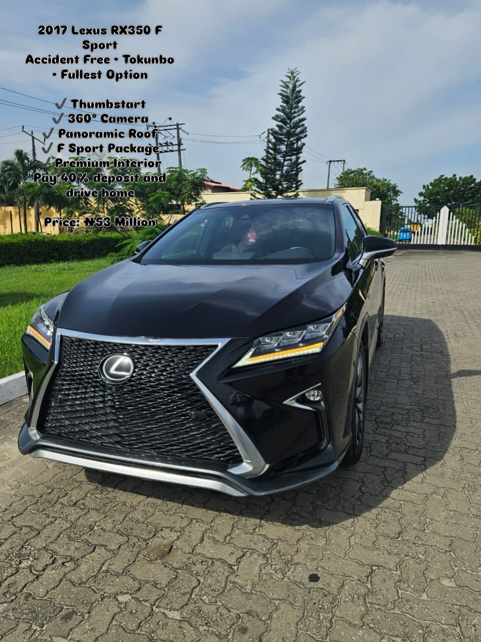 2017 Lexus Rx350 for sale in Nigeria