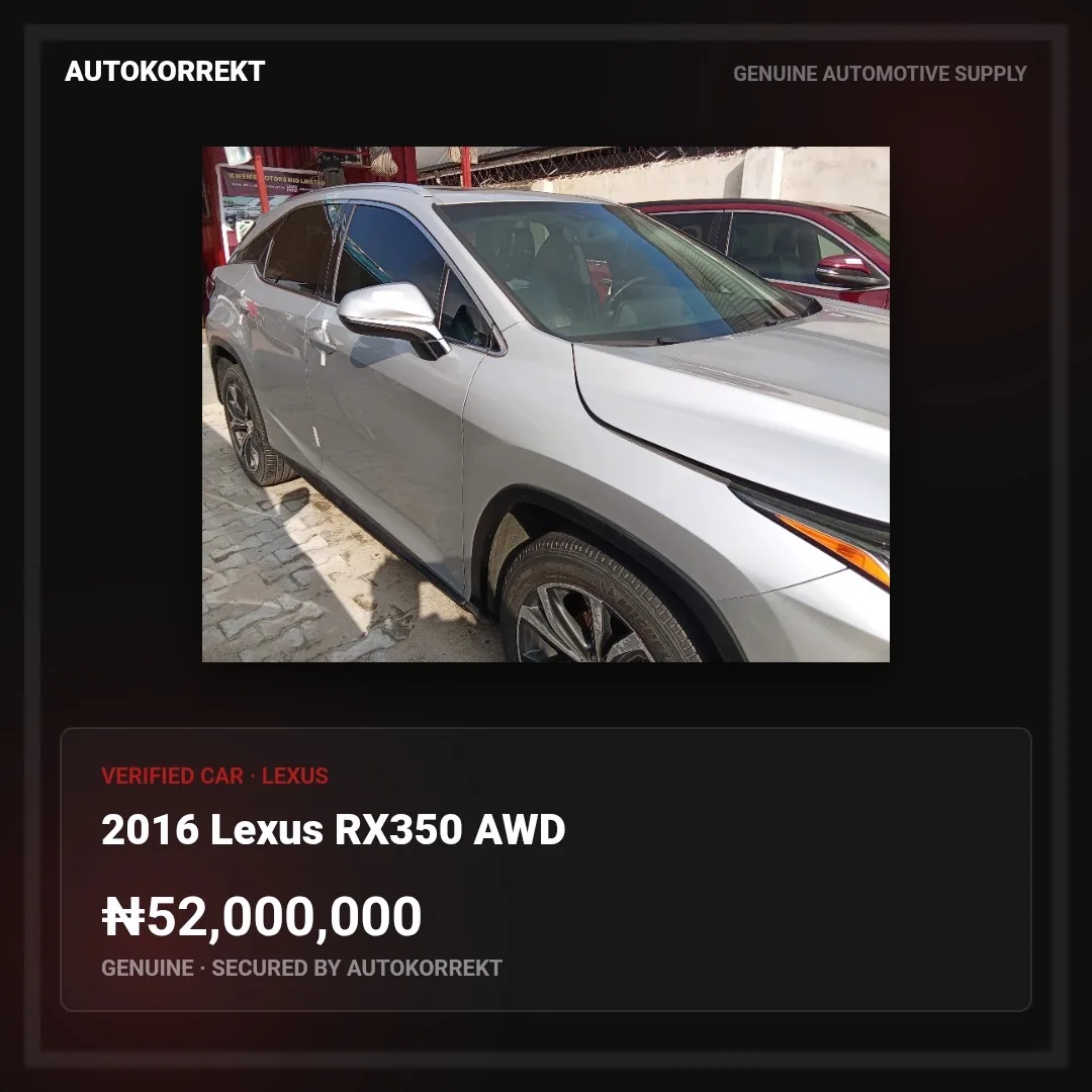 2016 Lexus City for sale in Nigeria