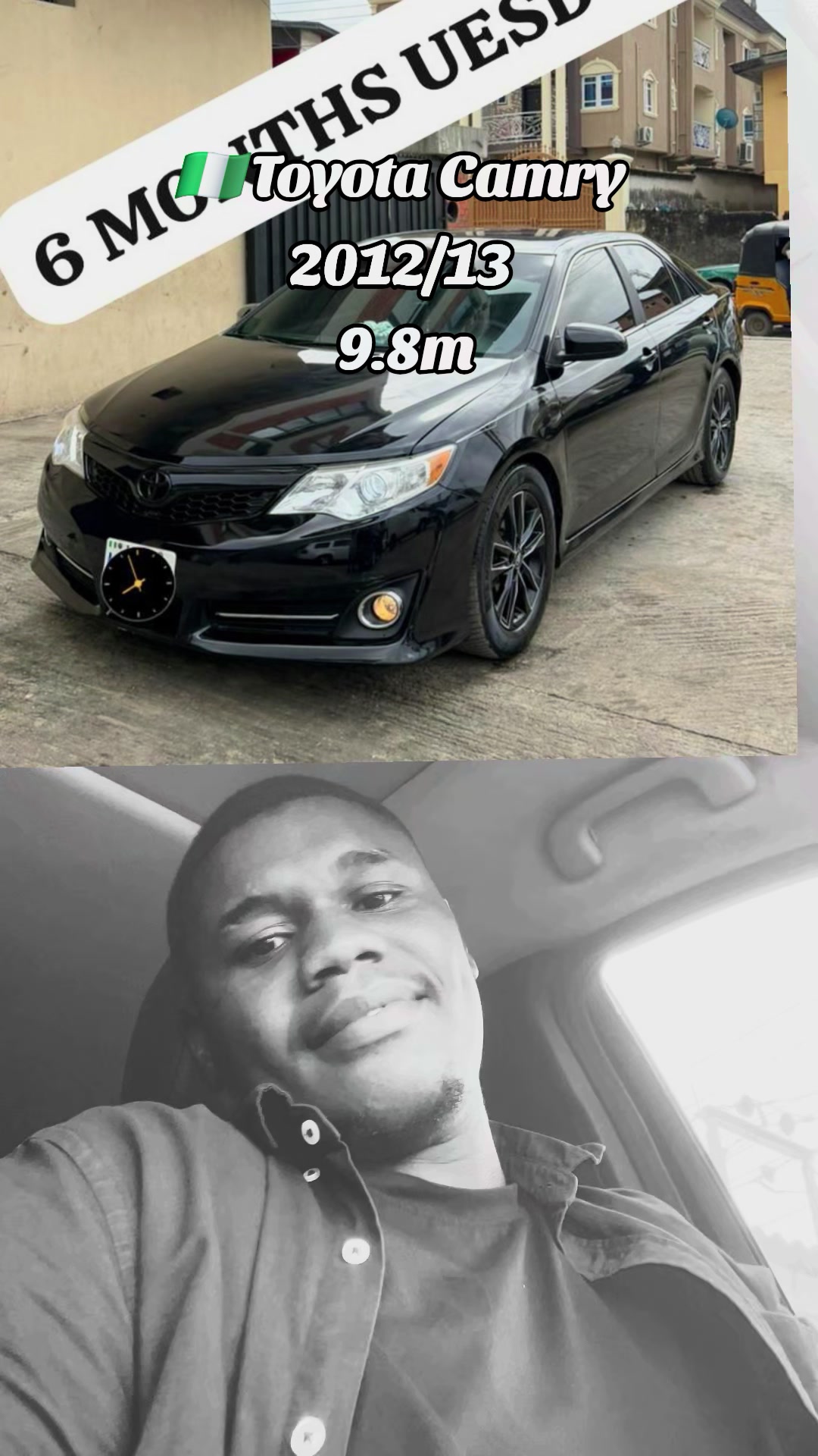 2012 Toyota Camry for sale in Nigeria