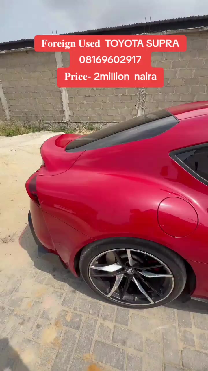Toyota 𝐅𝐨𝐫𝐞𝐢𝐠𝐧 𝐔𝐬𝐞𝐝 Supra for sale in Nigeria